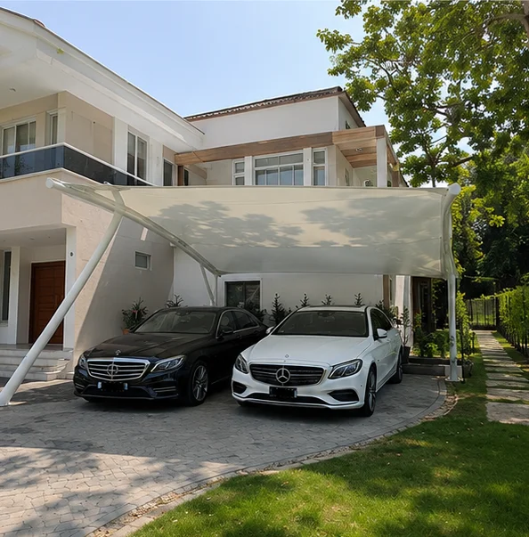 Residential Car Parking Tensile Shade